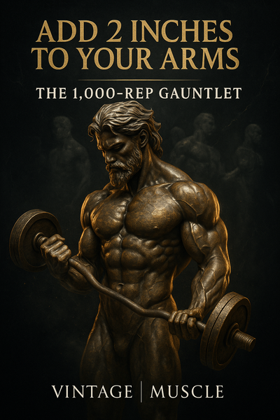 🎁 Add 2 Inches to Your Arms: The 1,000-Rep Gauntlet Workout Program (100% off)